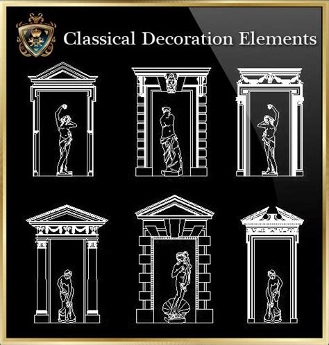 Classical Decoration Elements 02 Download Luxury Architectural Design