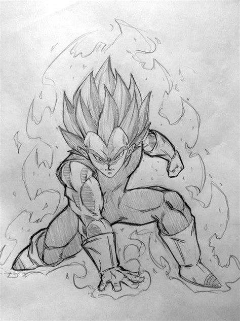 Start off with a pencil sketch. Pin on DBZ