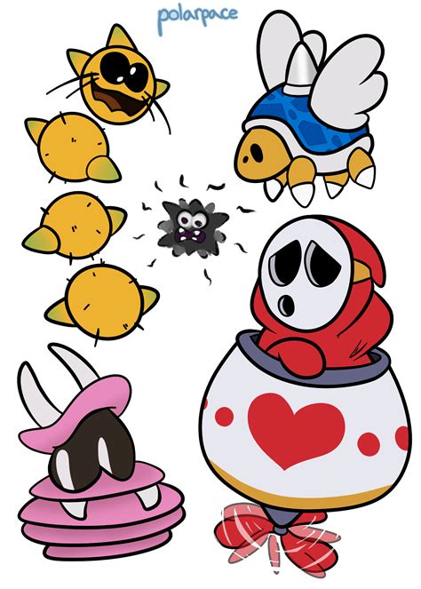 Some Paper Mario Enemies By Polarpace On Deviantart