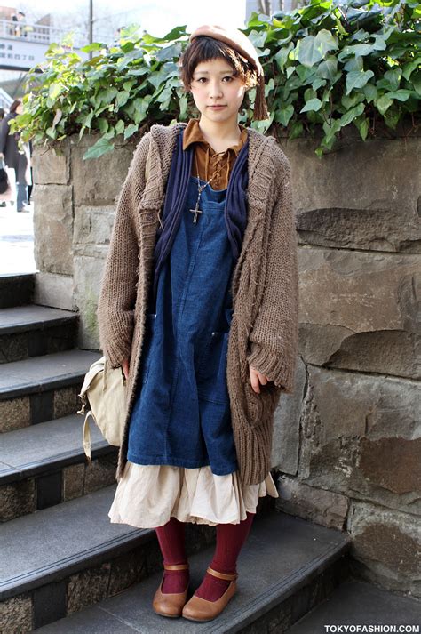 Vintage Japanese Street Fashion In Harajuku Tokyo Fashion