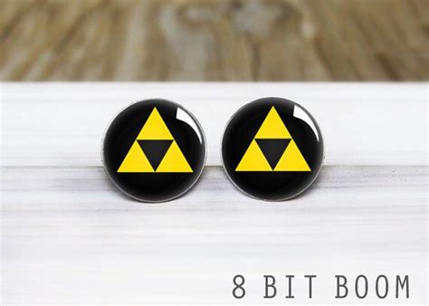 Items Similar To Triforce Stud Earrings Legend Of Zelda