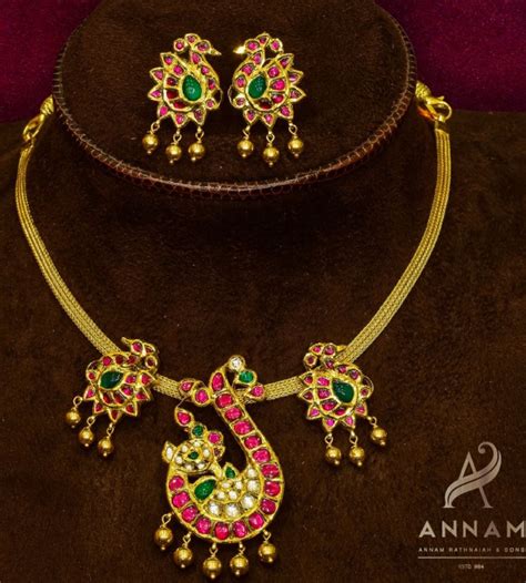Light Weight Simple Kundan Necklace Set Indian Jewellery Designs