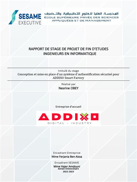 Page De Garde Pfe Ingenieur Pdf