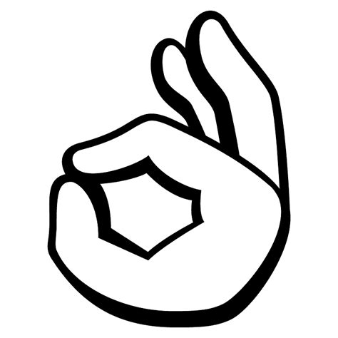 Ok Hand Symbol Emoji