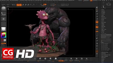 Posing A Character Using Transpose Master In Zbrush Cgi 3d Tutorial