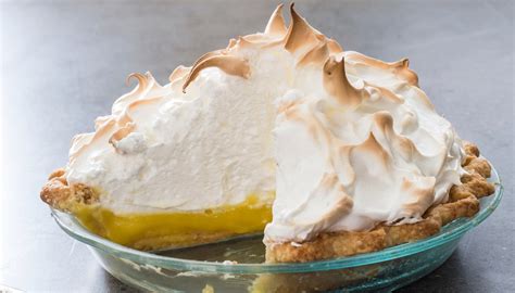 Spoon meringue onto hot pie filling, carefully sealing meringue to edge of the crust. Mile-High Lemon Meringue Pie | The Splendid Table