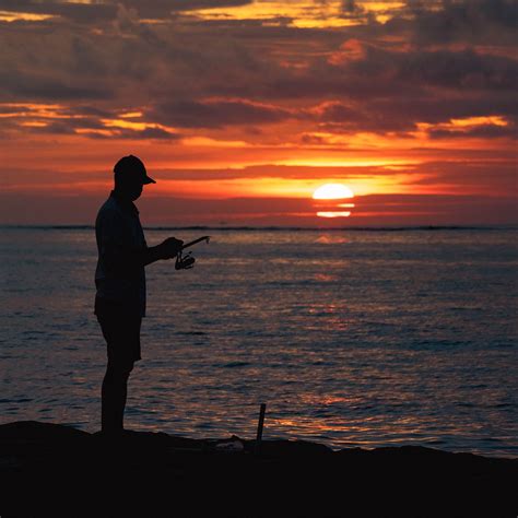 Sunset Fisherman Silhouette Free Photo On Pixabay Pixabay