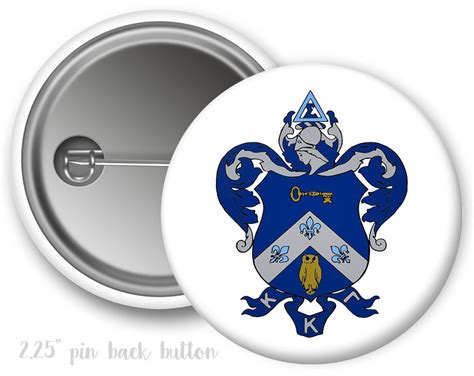Kappa Kappa Gamma Color Crest Shield Button Sale 225 Greek Gear®