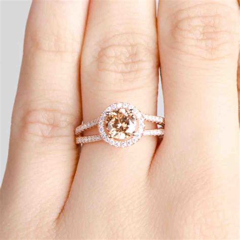 Cheap Rose Gold Engagement Rings Wedding And Bridal Inspiration