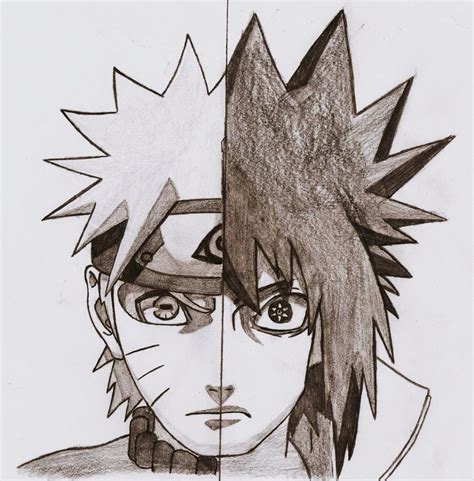 How To Draw Sasuke Draw Central Naruto Sketch Drawing