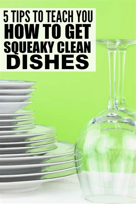 How To Get Squeaky Clean Dishes