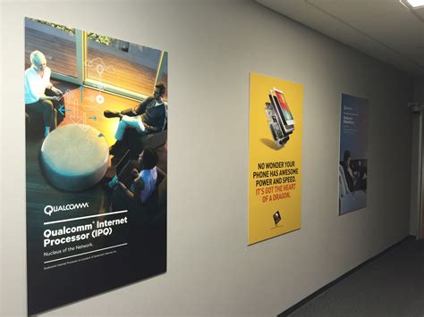 Laminated Project Posters In Irvine Ca For Qualcomm Inc Custom