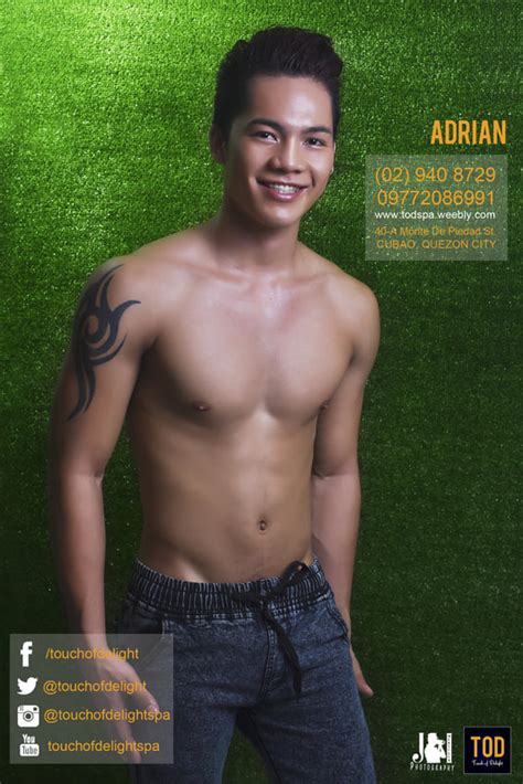 Tod Adrian Masahistang Pinoy Touch Of Delight Spa Manila Male
