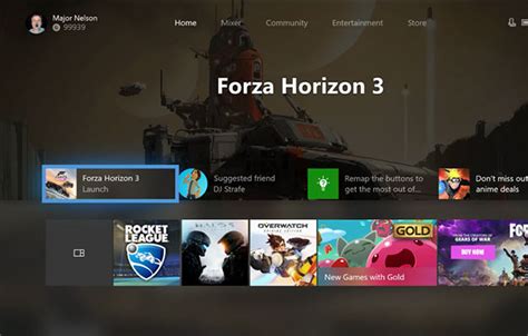 Microsoft Xbox One Update Brings New Customizable Home Screen Now