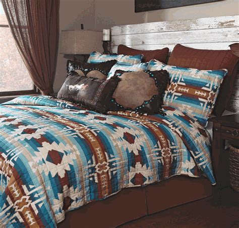 With two pillowcases, a duvet cover and a fitted sheet, these carefully curated sets come with everything you need to sleep well. Western Bedding Sets: King Size Earth & Sky Quilt Bed Set ...