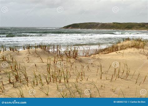 La Coronilla Beach Uruguay Stock Photo Image Of Hill Welcome 68082722