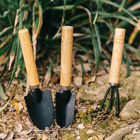 3pcset Mini Garden Hand Tool Kit Plant Gardening Shovel Spade Rake