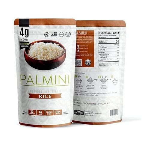New Palmini Low Carb Rice 4g Of Carbs As Seen On Shark Tank