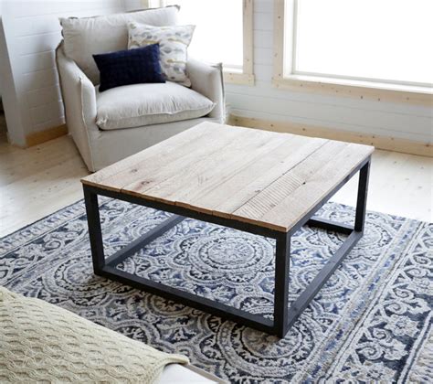 Square Industrial Coffee Table Ana White
