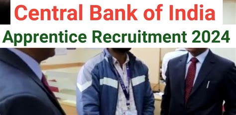 Central Bank Of India Apprentice Recruitment 2024 Apply Now Sarkari Job