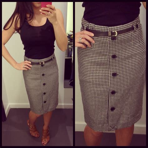 Love The Buttons I Adore Pencil Skirts They Work Well For Hip Less