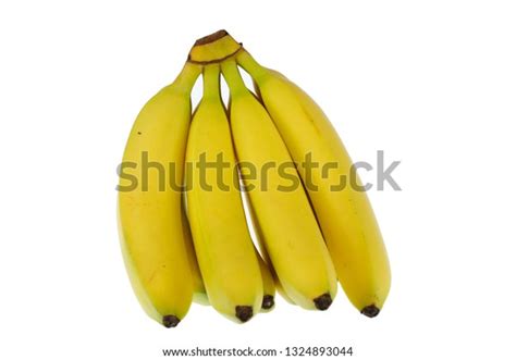 Fresh Yellow Banana Isolated On White Stock Photo 1324893044 Shutterstock