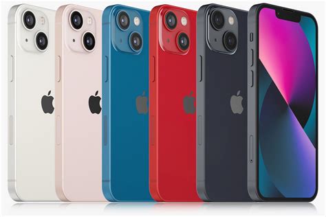 Apple Iphone 13 Mini All Colors 3d Model By Madmix