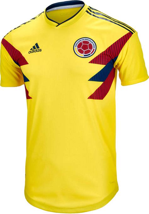 Adidas Colombia Authentic Home Jersey 2018 19