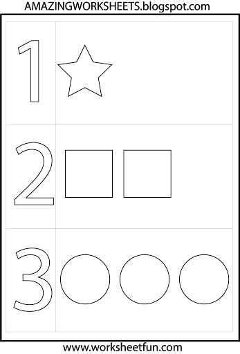 What you can do though is use educational printables in your play. Worksheets for toddlers Age 2 | Numbers preschool, 3 year ...