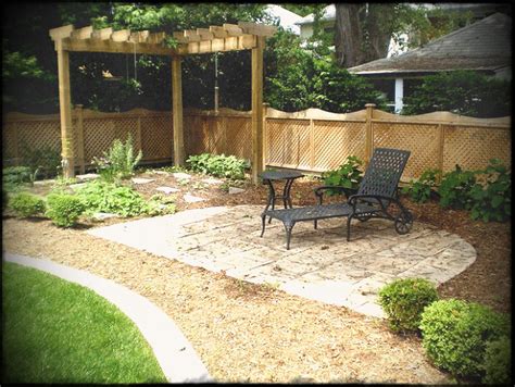 Patio Backyard Xeriscape Landscaping Ideas Front Yard Low Maintenance
