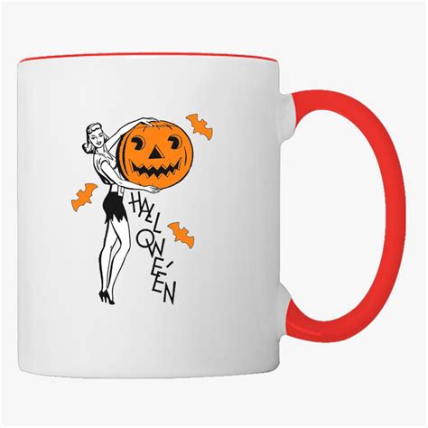 Spooky halloween coffee drinks • 2 pumps 1883 pumpkin spice syrup. Halloween Coffee Mug - Customon