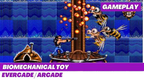 Biomechanical Toy 1995 Arcade Evercade Gameplay 2 Stages 2 Bosses