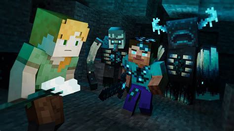 The Warden Alex And Steve Life Minecraft Animation Youtube