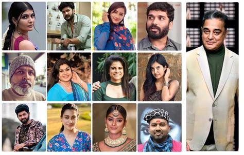 Bigg Boss Tamil 7 Contestants List With Photos Tamil Movie Music Reviews And News