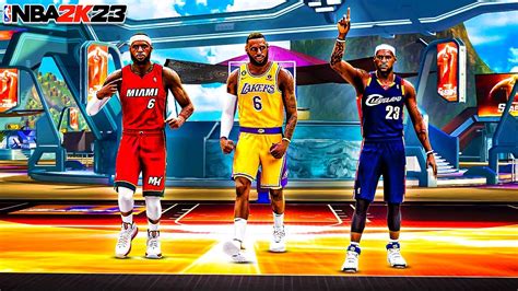 The Eras Of Lebron James Builds Takeover On Nba K Youtube