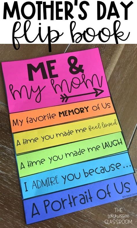 Mothers Day Activity Flip Book Diy Mothers Day Crafts Mothers
