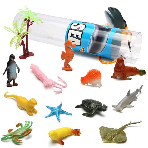 82 Piece Animal Toy Assorted Mini Dinosaur Insect Ocean Sea Animal