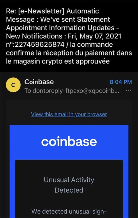 Beware Coinbase Fake Email Scam Rggcrypto