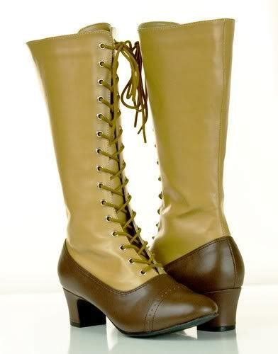 Two Tone Victorian Boots By Creativet01 On Deviantart