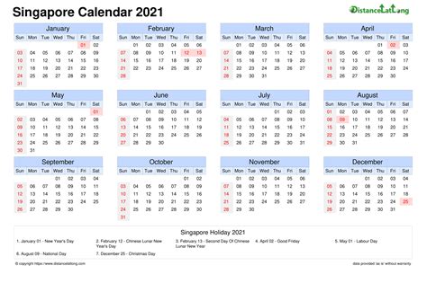 Printable 2022 Singapore Calendar Templates With Holidays 2022