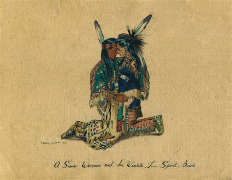 Sioux Winkte Native American Two Spirit Queer Art Queer Etsy