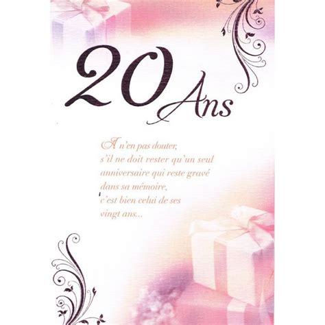 Moi, j'examinais le lieu et la mine de nos hôtes. Carte D'anniversaire Pour Une Jeune Fille De 20 Ans Fresh ...