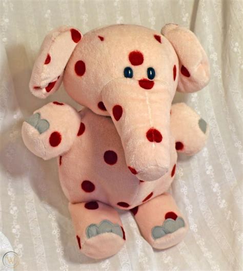 Rare 12 Rudolph Island Misfit Toys Pink Spotted Elephant Plush Lot By