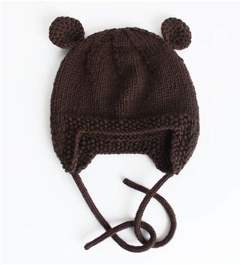 Handmade Bear Baby Hat Baby Wool Hat Kids Hats Knit Baby Hat Winter