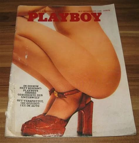 PLAYBOY 1973 NR 9 Vintage Erotik Magazin Nude Nacktfotos Eva Garden Mit