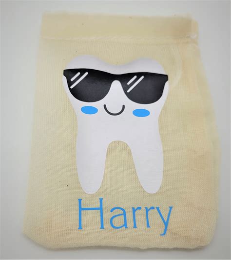 Tooth Fairy Bag Tooth Bag Personalised Tooth Bag Tooth Etsy