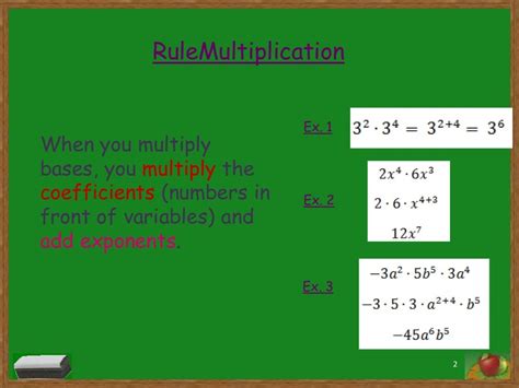 Multiplying And Dividing Exponents