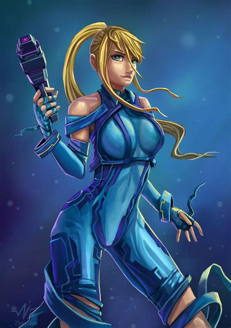 Pin By Art Gamer On My Art Work Samus Zero Suit Samus Samus Aran