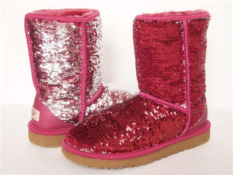 Buy Pink Sequin Uggs Boots In Stock