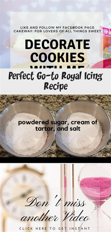 Royal icing is hard icing made from egg whites and powdered sugar. Royal Icing Without Meringe Powder Or Tarter / Royal Icing ...